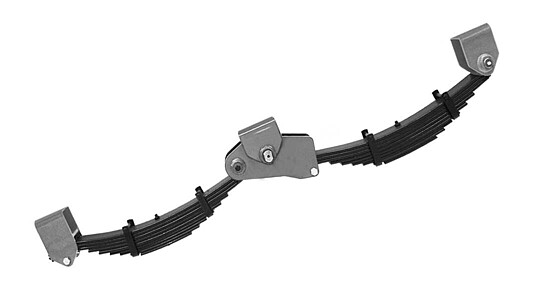 Federaggregat  für Tandemanhänger mit Trapezfedern