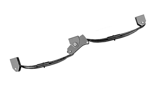 Federaggregat für Tandem-Anhänger mit Parabelfedern